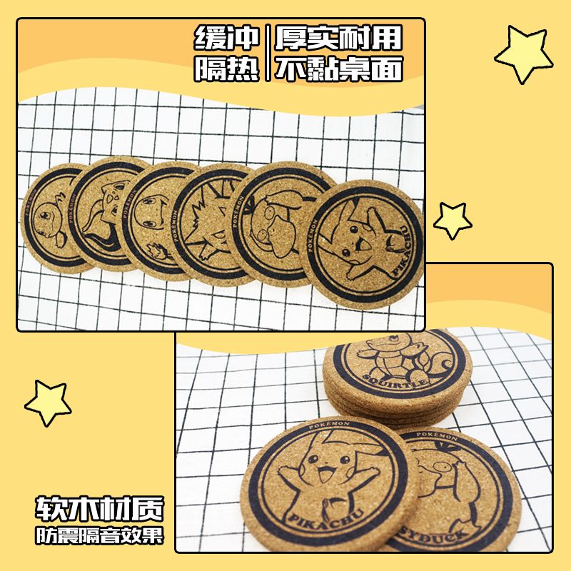 PokéGuard Elemental Coasters: Protect & Display