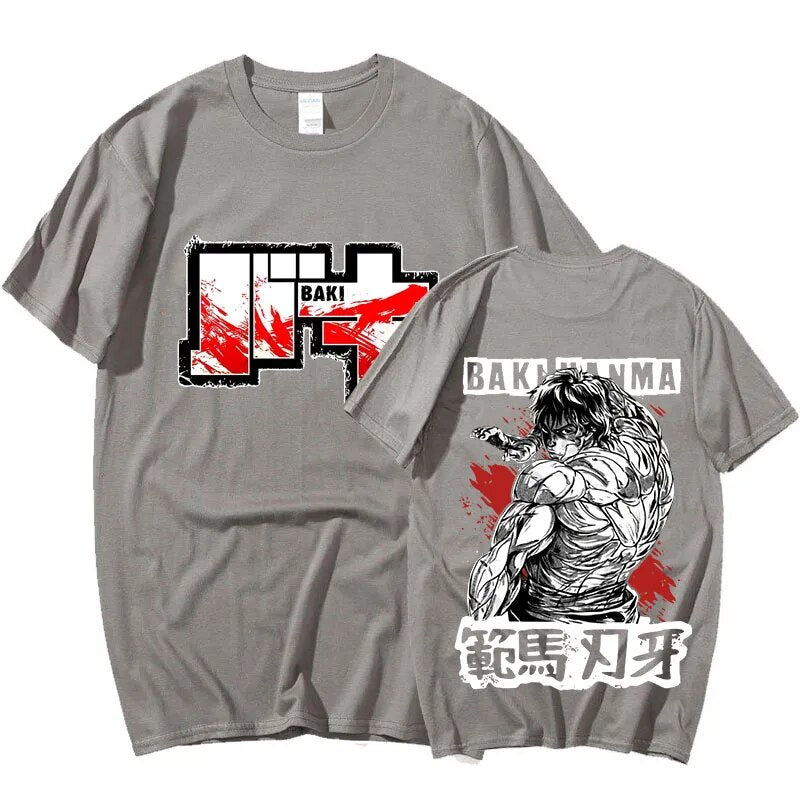You can proudly display your love for this legendary with our exclusive Baki T-Shirt! If you are looking for more Baki  Merch, We have it all!| Check out all our Anime Merch now!