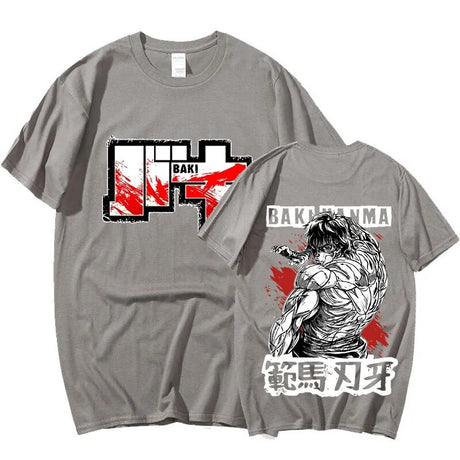 You can proudly display your love for this legendary with our exclusive Baki T-Shirt! If you are looking for more Baki  Merch, We have it all!| Check out all our Anime Merch now!