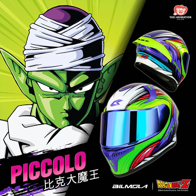 This helmet captures the magic of Dragon Ball Z. If you're looking for more Dragon Ball Z merch, we have it all! Check out our anime merch now—free shipping!