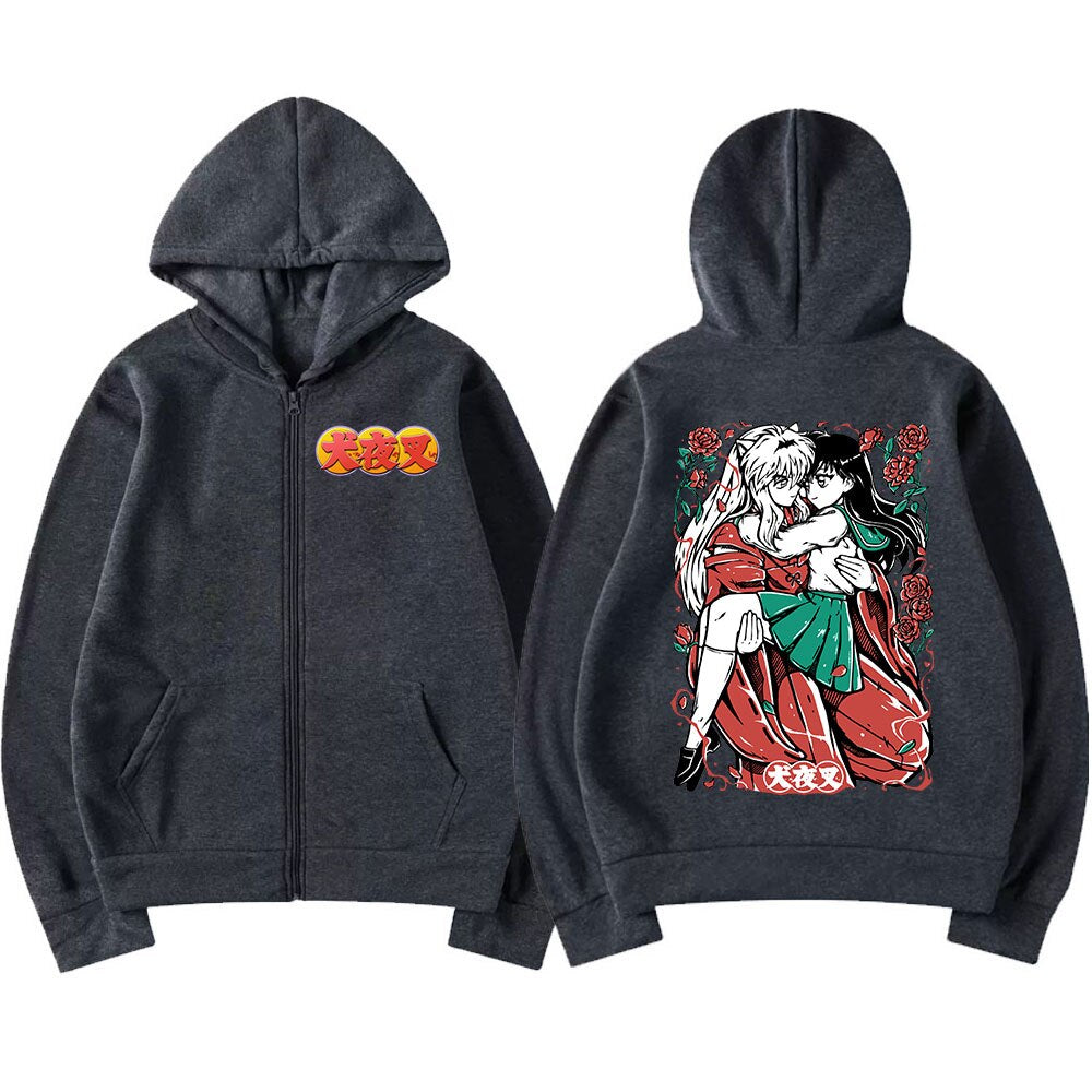 Sesshōmaru's Embrace | Inuyasha Zipper Hoodie