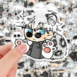 Get the most awesome stickers now! Our Gojo Satoru Grand Sticker Ensemble | Here at Everythinganimee we have the worlds best anime merch | Free Global Shipping