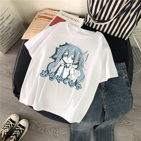 Mikatude - Kawaii Hatsune Mika Gothic Expression Tee