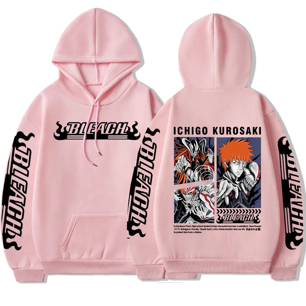 Upgrade your wardrobe with out brand new Bleach Hoodies | If you are looking for more Bleach Merch, We have it all! | Check out all our Anime Merch now!