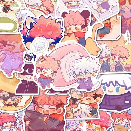 Get yourself the cutest stickers!! Our new Jujustu Kaisen Cute Stickers (48 Pack) | Here at Everythinganimee we have the worlds best anime merch | Free Global Shipping