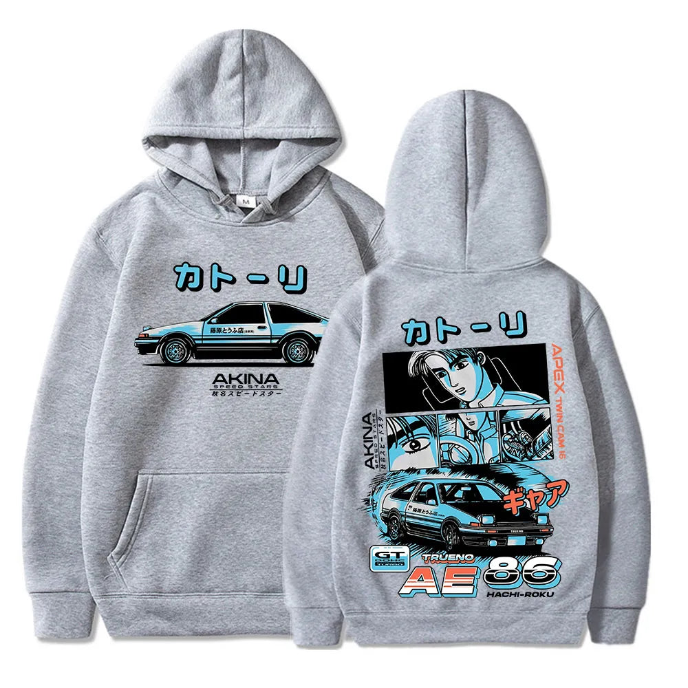 Get your drift on with our Initial D Hachiroku Takumi Hoodie | | If you are looking for more Initial D Merch, We have it all! | Check out all our Anime Merch now!