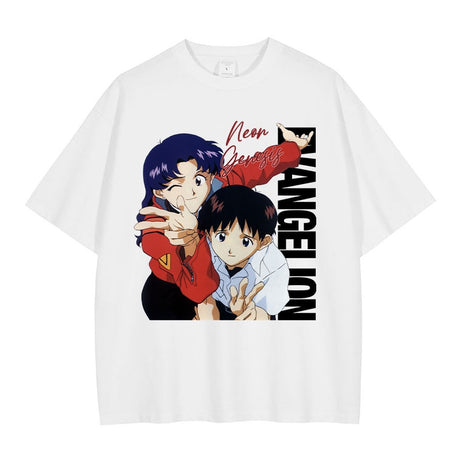 This tees captures the magic of Neon. If you're looking for more Neon Genesis Evangelion merch, we have it all! Check out our anime merch now—free shipping!