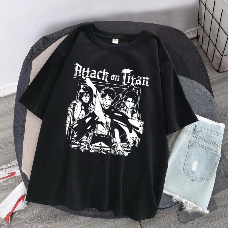 Upgrade your wardrobe with our Attack on Titan oversized Shirt | If you are looking for more Attack on Titan Merch, We have it all! | Check out all our Anime Merch now!