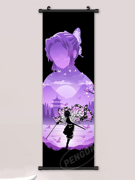 This canvas captures the magic of Demon Slayer. If you're looking for more Demon Slayer merch, we have it all! Check out our anime merch now—free shipping!