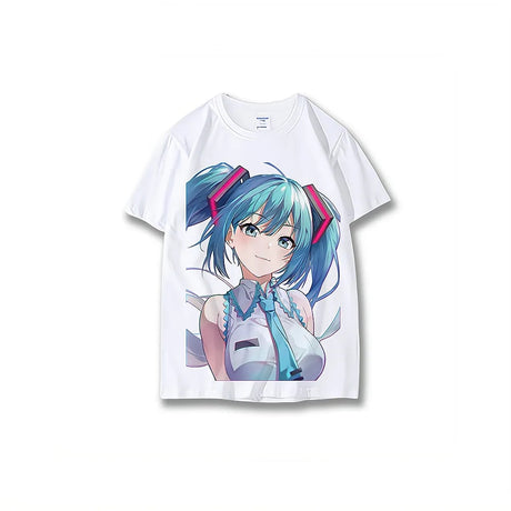 Get in style with our brand new Hatsune Miku Tee Series | Here at Everythinganimee we have the worlds best anime merch | Free Global Shipping