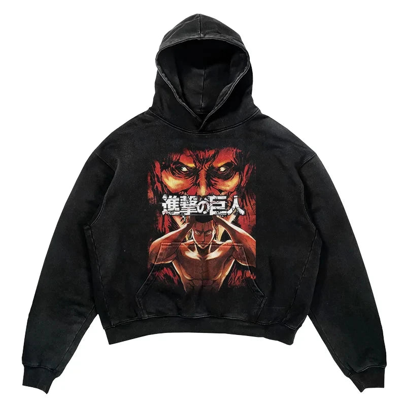 This hoodie carries the fierce spirit of the anime's beloved characters. | If you are looking for more Attack of Titan Merch, We have it all! | Check out all our Anime Merch now!