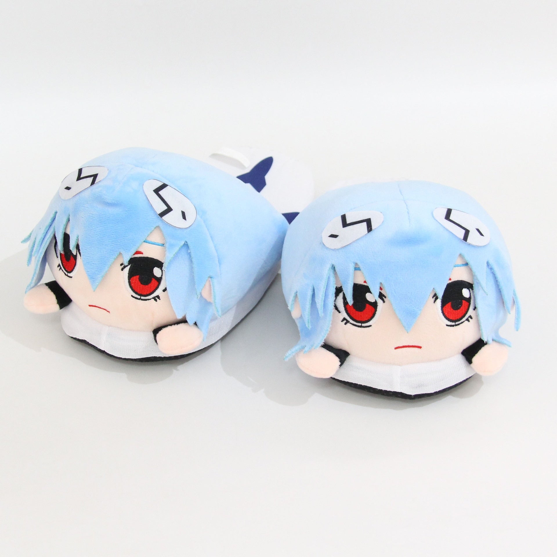 Wear the cutest slippers ever, Our Rei Ayanami Slippers are to die for! |  If you are looking for more Neon Genesis Evangelion Merch, We have it all! | Check out all our Anime Merch now!