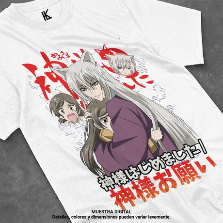 Immerse yourself in this striking Kamisama Tee, perfect for anime fans. Looking for more Kamisama Kiss merch? Explore our full collection of anime merch now!