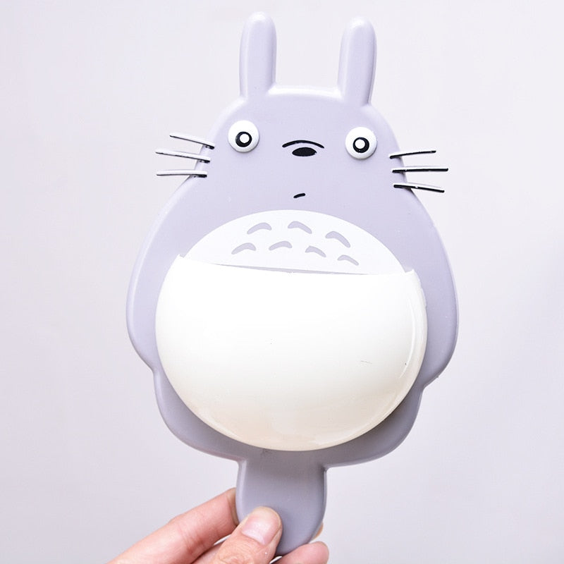 Totoro Enchantment Wall-Mounted Toothbrush Holder