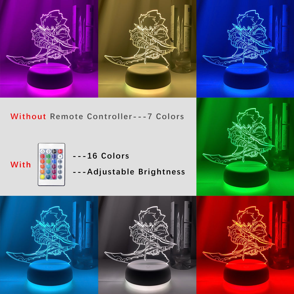 Solo Leveling 3D Led Light