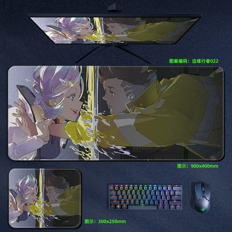 This mousepad captures the magic of Cyberpunk Edgerunners. Want more merch? We’ve got it all—check out our anime store now with free shipping!