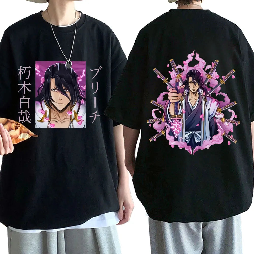 Enter the world of Soul Reapers with our Bleach Byakuya Kuchiki T-Shirt, If you are looking for more Bleach  Merch, We have it all!| Check out all our Anime Merch now!