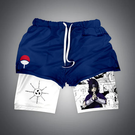 Wear them in style! These shorts are a tribute to Sasuke's journey and prowess. | If you are looking for more Naruto Merch, We have it all! | Check out all our Anime Merch now.