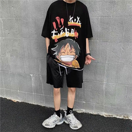 This tee captures the magic of Monkey D. Luffy. If you're looking for more One Piece merch, we have it all! Check out our anime merch now—free shipping!