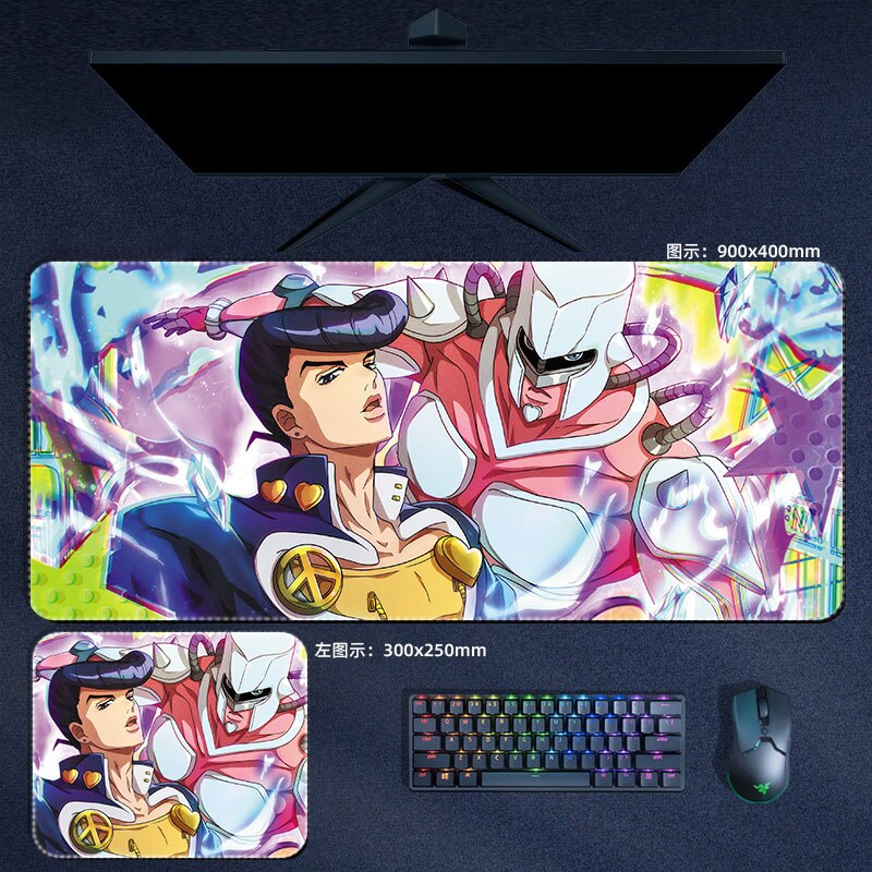 This mousepad captures the magic of JoJo's Bizarre Adventure. Want more merch? We’ve got it all—check out our anime store now with free shipping!