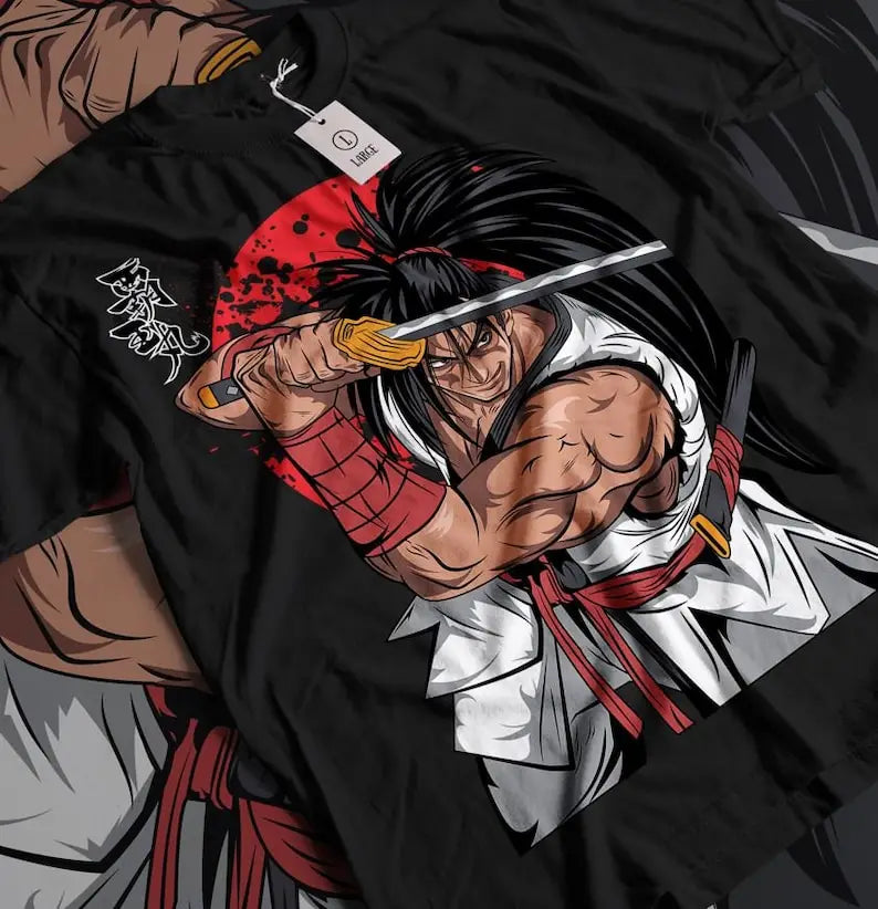 Here at Everythinganimee we have the best anime shirts in the world.
Unleash the spirit of the samurai with this striking Samurai Spirits warrior tee, featuring a bold and powerful design that captures the intensity of your favorite swordsman.