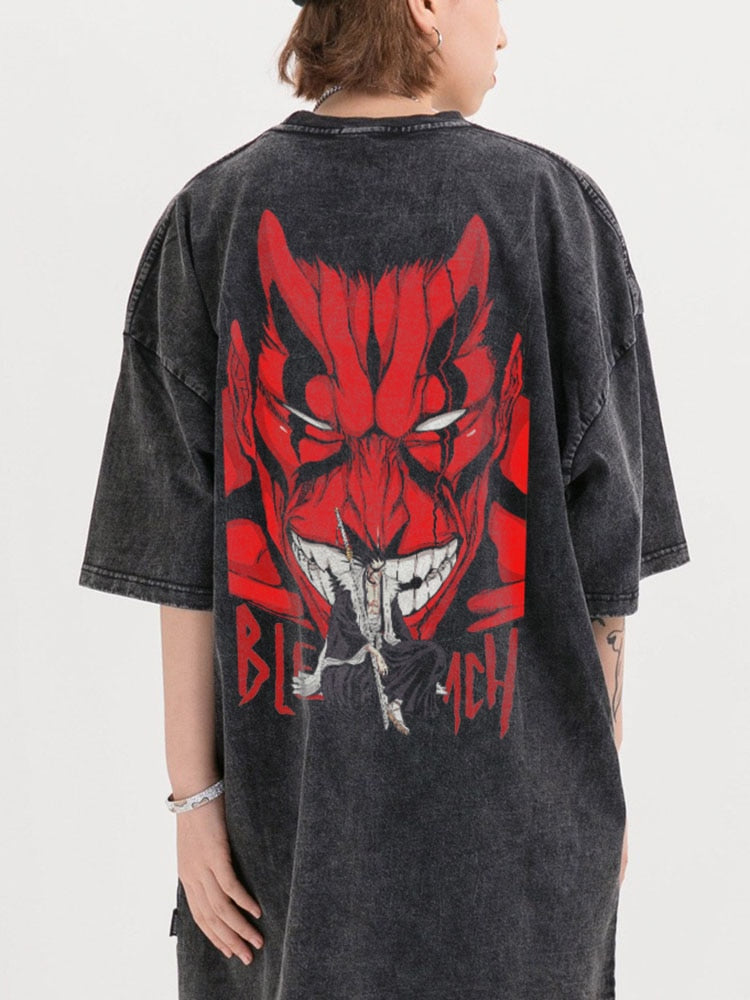 This tee shows the spirit of the world of Kenpachi. If you are looking for more Bleach Merch, We have it all!| Check out all our Anime Merch now!- Free shipping