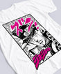 Here at Everythinganimee we have the best anime shirts in the world.
Step into the stylish world of JoJo's Bizarre Adventure with this bold JoJo’s Stand Power Tee! Featuring an iconic manga-style design with vivid colors, this shirt perfectly captures the essence of the series' standout character.