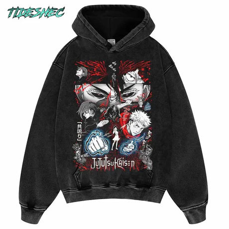 This Hoodie celebrates the beloved Jujutsu Kaisen Series, ideal for both Autumn And Winter. | If you are looking for more Jujutsu Kaisen Merch, We have it all! | Check out all our Anime Merch now!