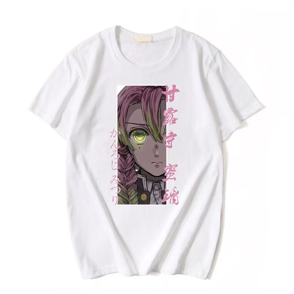 This tee captures the magic of Mitsuri Kanroji. If you're looking for more Demon Slayer merch, we have it all! Check out our anime merch now—free shipping!