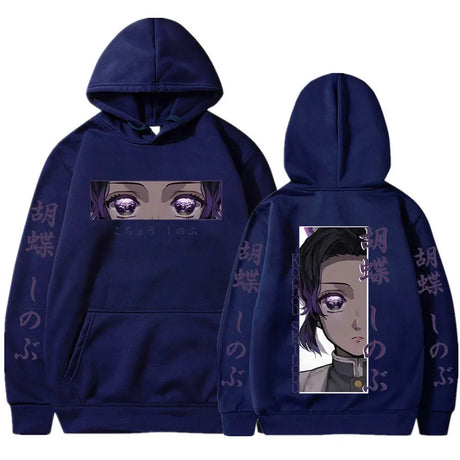 Experience the Elegance Shinobu Kochou with our Demon Slayer Hoodie! | If you are looking for more Demon Slayer Merch, We have it all! | Check out all our Anime Merch now!