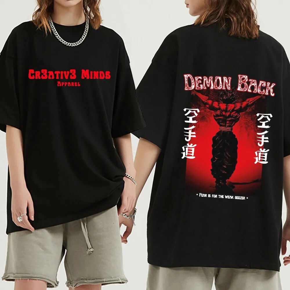 This t-shirt is designed for fans who embrace strength and determination. | If you are looking for more Baki the Grappler Merch, We have it all!| Check out all our Anime Merch now!