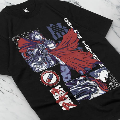 Here at Everythinganimee we have the best anime shirts in the world.
Embrace the raw power of Tetsuo Shima with this striking tee inspired by the iconic Akira. Showcasing Tetsuo's transformation with bold colors and intense graphics, this shirt captures the chaotic energy that defines the character.