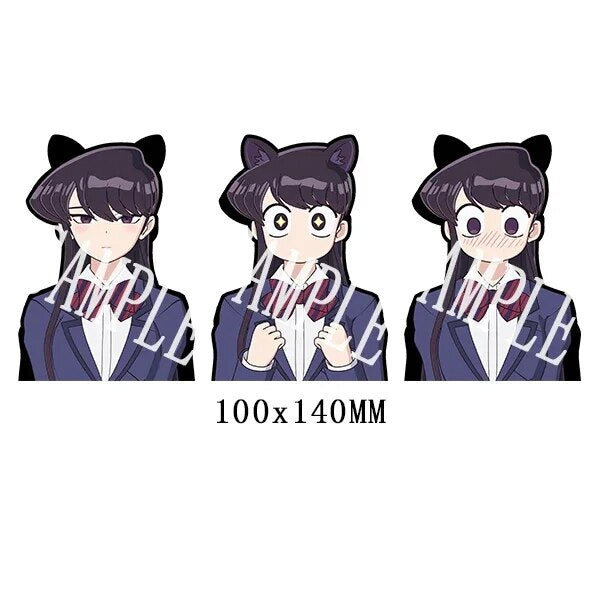 This sticker brings the character of Komi Shouko to life in a unique & interactive way. If you are looking for more Komi Merch, We have it all! | Check out all our Anime Merch now!