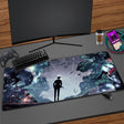Solo Leveling Mouse Pad Manga Sung Jinwoo Anime Mousepad XXL Large Computer Mouse Mat Rubber Table Carpet 900x400mm Desk Mat Pad, everythinganimee