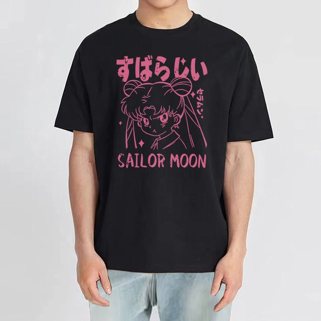 This tee captures the magic of Sailor Moon. If you're looking for more Sailor Moon merch, we have it all! Check out our anime merch now—free shipping!