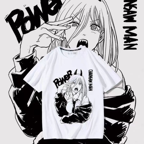 Chainsaw Man Power Anime T-shirt