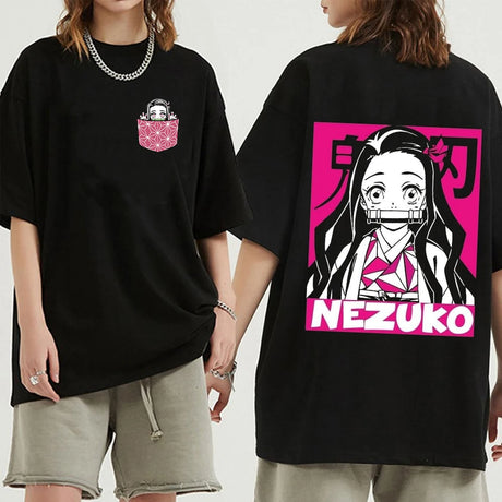 Here at Everythinganimee we have only the best anime merch! Free Global Shipping.
Embrace the spirit of Demon Slayer with this unique Kamado Nezuko T-Shirt. Made from 100% premium cotton, this tee offers comfort and durability, making it perfect for everyday wear.