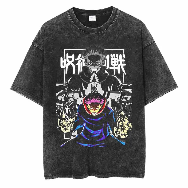 This tee captures the magic of Jujutsu Kaisen. If you're looking for more Jujutsu Kaisen merch, we have it all! Check out our anime merch now—free shipping!