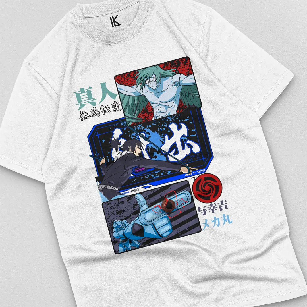 Here at Everythinganimee we have the best anime shirts in the world.
Dive into the intense battle of Mechamaru Vs Mahito from Jujutsu Kaisen with this powerful tee. Capturing the thrilling moments and bold designs, this shirt is perfect for fans who appreciate the action-packed spirit of the series.