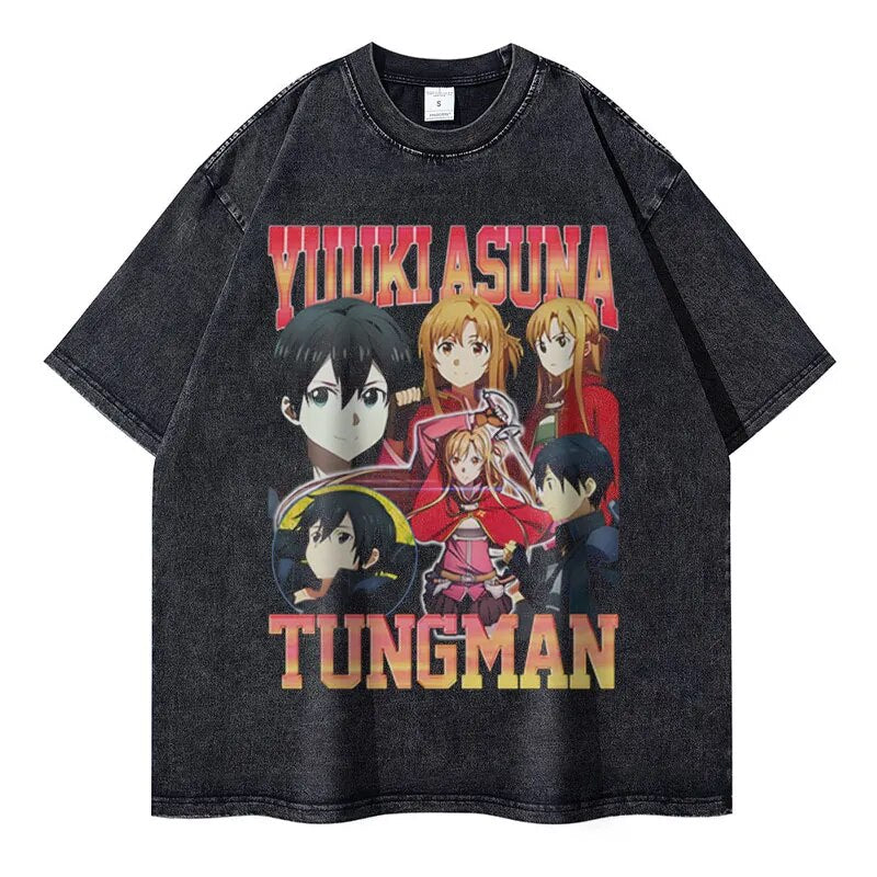 This shirt is a treasure & brings the celebrated Sword Art Online universe to life. If you are looking for more Sword Art Merch, We have it all! | Check out all our Anime Merch now! 