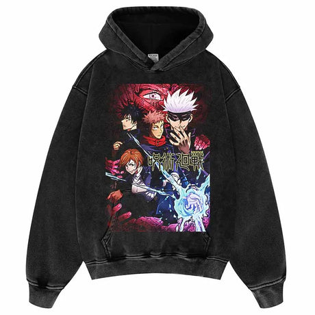 This Hoodie  celebrates the beloved Jujutsu Kaisen Series, ideal for both Autumn And Winter. | If you are looking for more Doraemon Merch, We have it all! | Check out all our Anime Merch now!