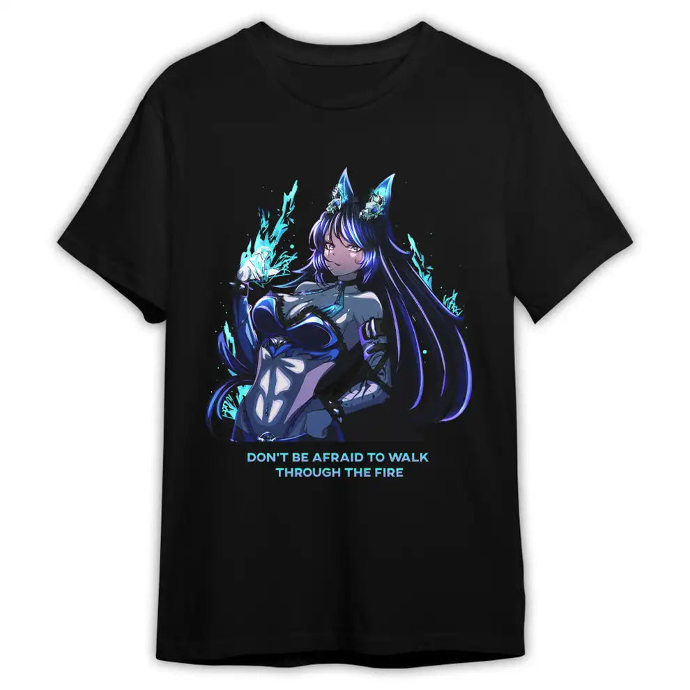 Here at Everythinganimee we have the best anime shirts in the world.
Embrace your inner strength with the Spite Women's Day Tee. Showcasing an empowering character design with fiery blue accents, this tee is perfect for those who aren't afraid to face challenges head-on.