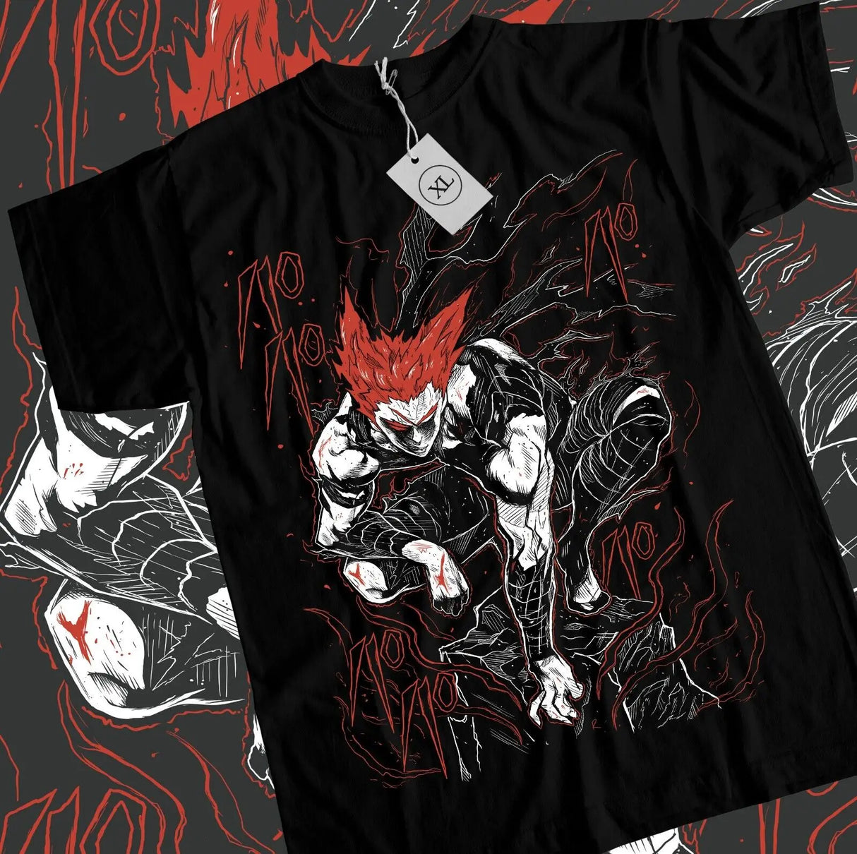 Here at Everythinganimee we have the best anime shirts in the world. 
Embrace the relentless energy of One Punch Man’s Garou with the Garou Unleashed Tee.