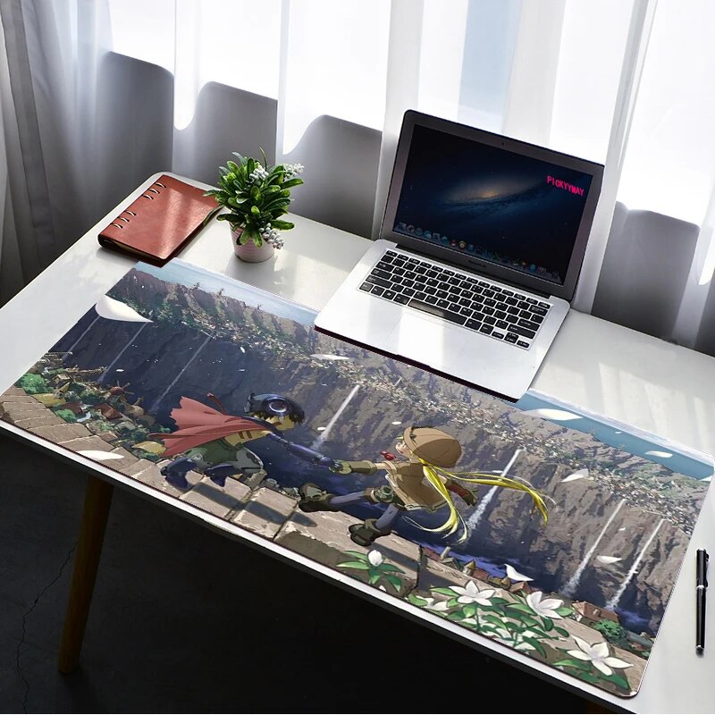 This mousepad captures the magic of Made in Abyss. If you're looking for more Made in Abyss merch, we have it all! Check out our anime merch now—free shipping!