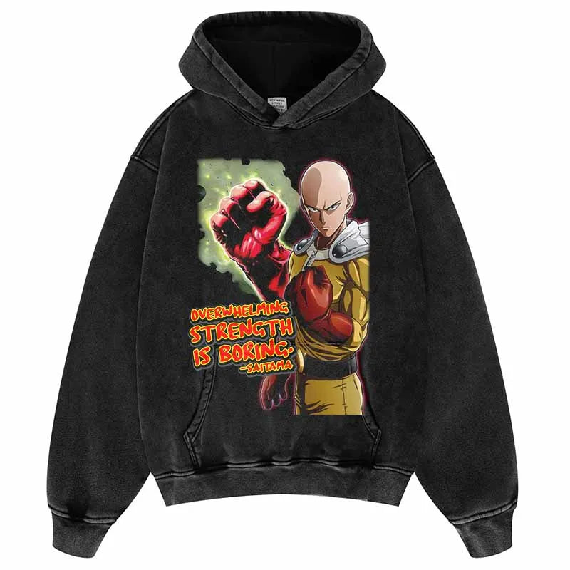 This hoodie celebrates the beloved One Man Series, ideal for both Autumn & Winter. | If you are looking for more  One Man Punch Merch, We have it all! | Check out all our Anime Merch now!