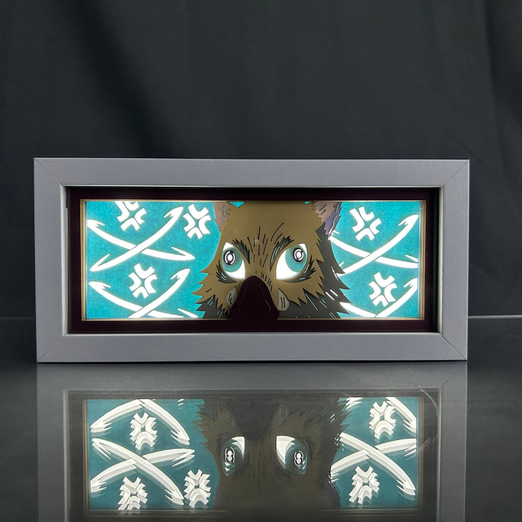 This lightbox captures the magic of Demon Slayer. If you're looking for more Demon Slayer merch, we have it all! Check out our anime merch now—free shipping!
