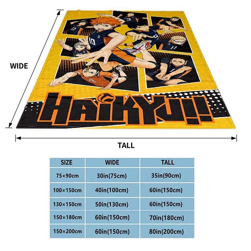 Haikyuu Coral Fleece Plush Blankets