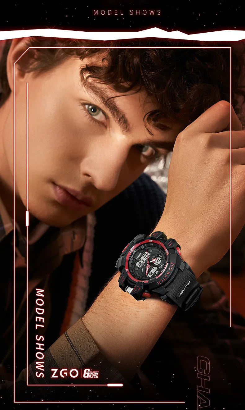 This watch captures the magic of Gundam. If you're looking for more Gundam merch, we have it all! Check out our anime merch now—free shipping!