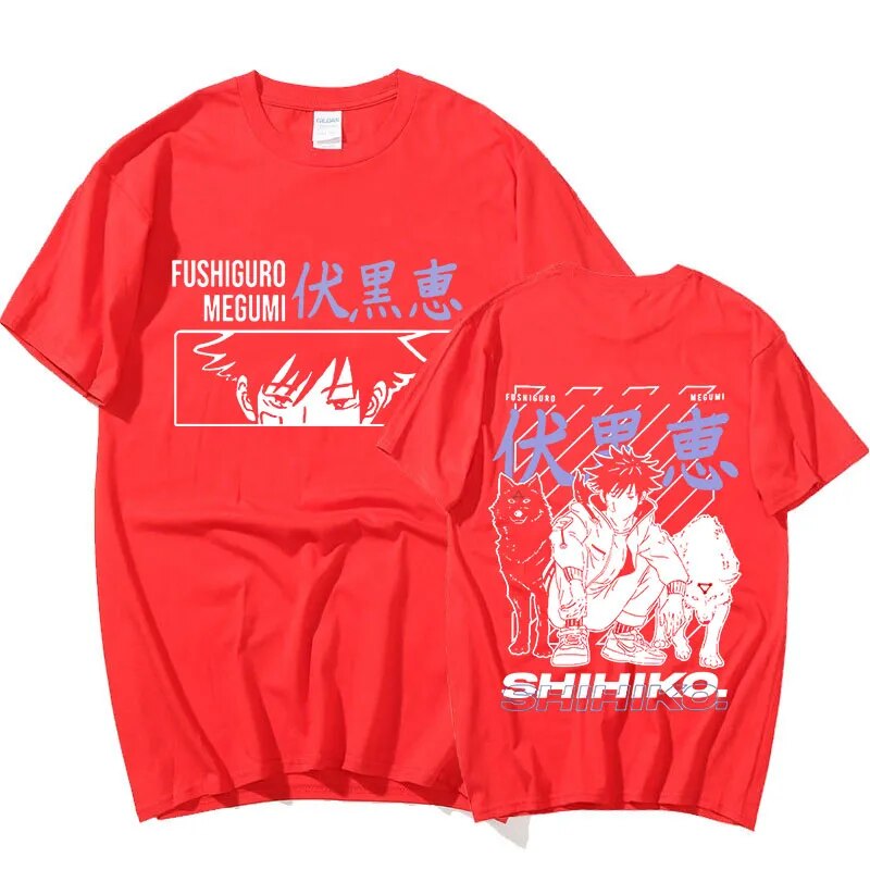 This shirt captures the magic of Fushiguro. If you're looking for more Jujutsu Kaisen merch, we have it all! Check out our anime merch now—free shipping!
