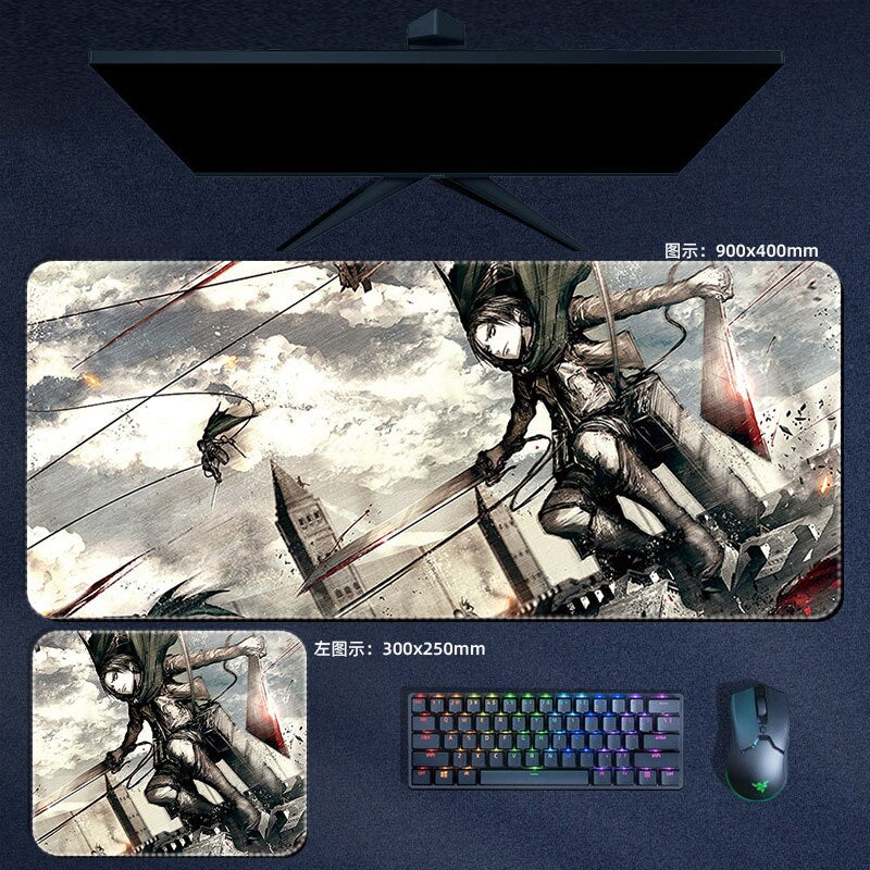 This mousepad captures the magic of  Attack On Titan. Want more Attack On Titan merch? We’ve got it all—check out our anime store now with free shipping!